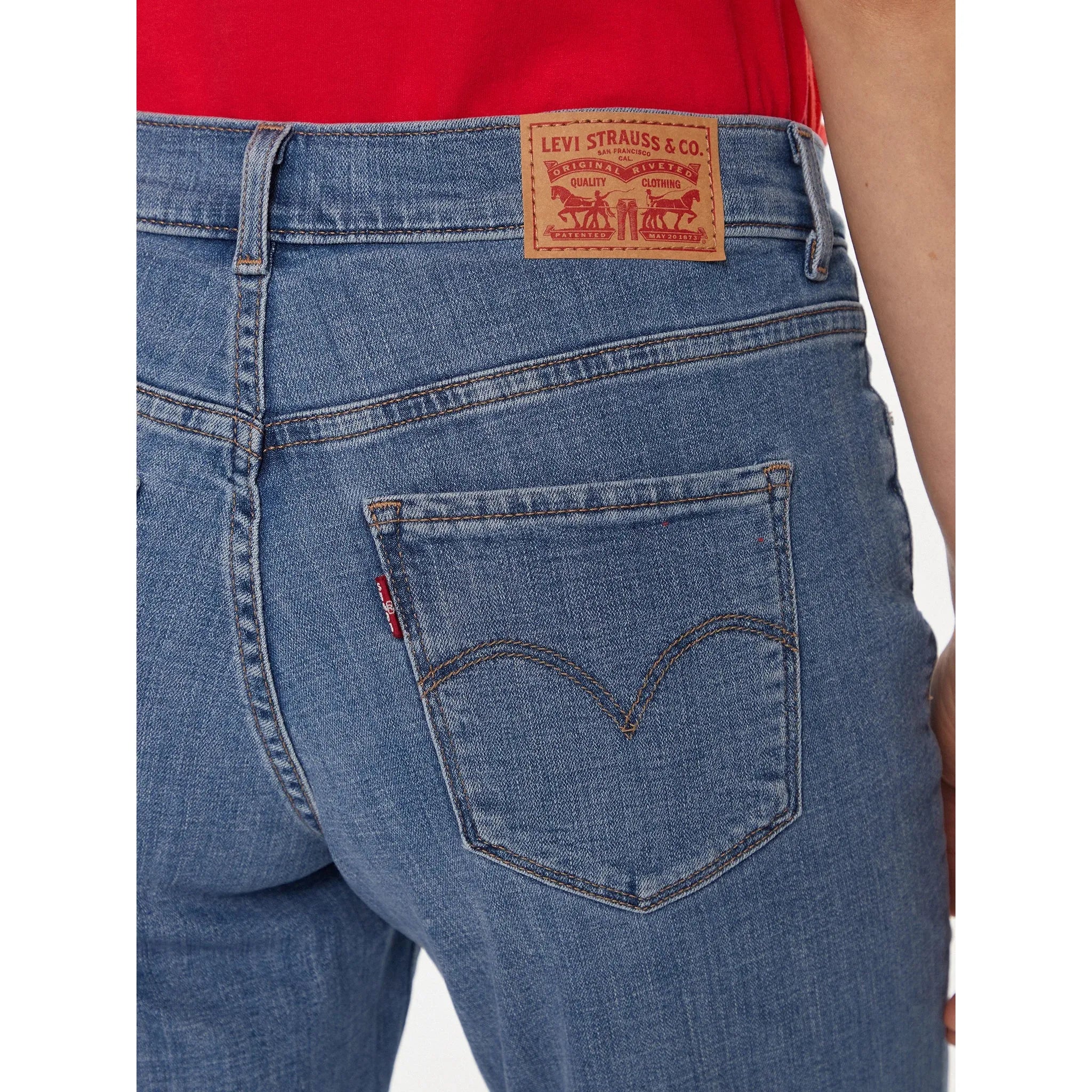 Short En Jean Slim Levi's Classic Bleu