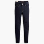 Jean Skinny Taille Mi-Haute Levi's 711 Double Button Bleu Brut