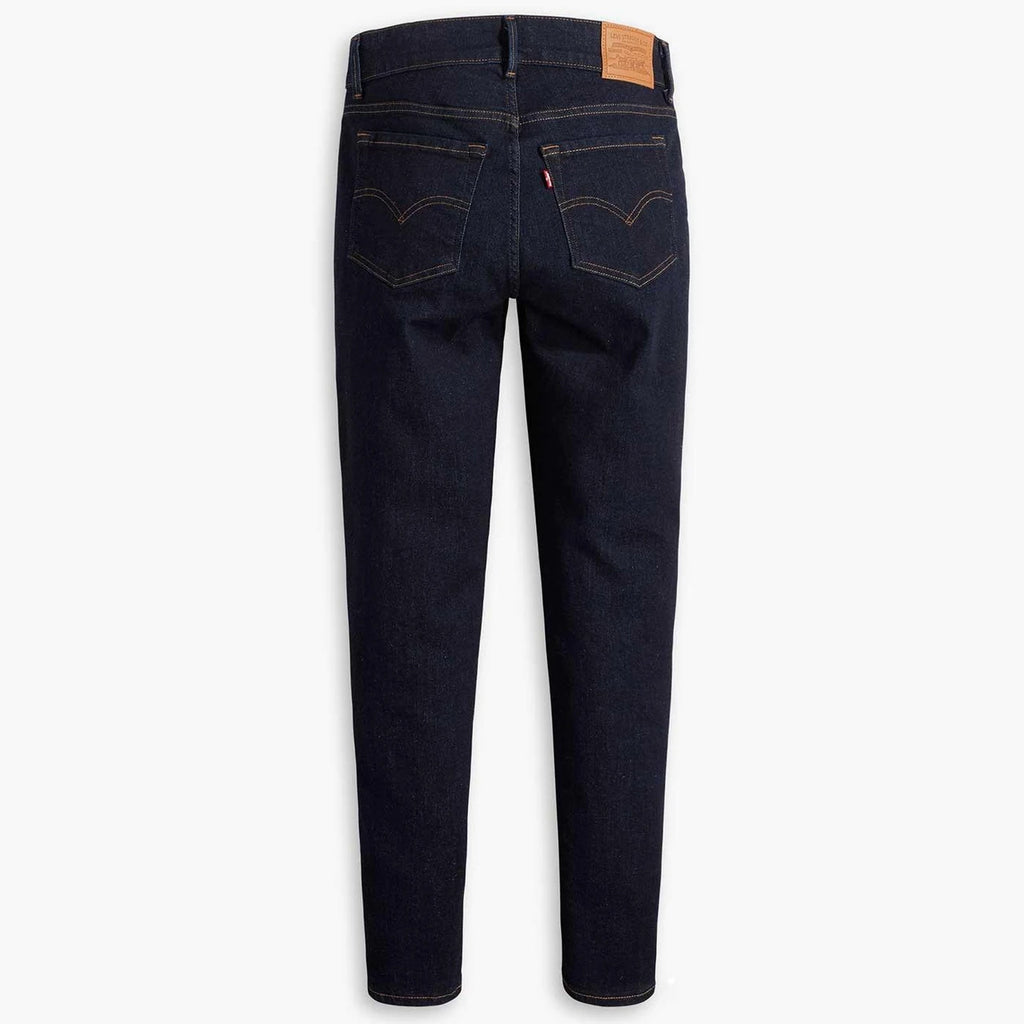 Jean Skinny Taille Mi-Haute Levi's 711 Double Button Bleu Brut