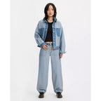 Jean Baggy Taille Mi-Haute Levi's Dad Réversible Bleu