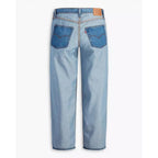 Jean Baggy Taille Mi-Haute Levi's Dad Réversible Bleu