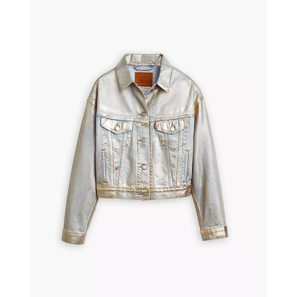 Veste En Jean Levi's Shrunken 90'S Argenté