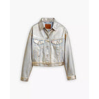 Veste En Jean Levi's Shrunken 90'S Argenté