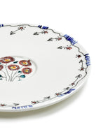 Midnight Flowers - Lot De 2 Soucoupes Pour Tasse À Thé - Porcelaine Bone China - Anemone Milk