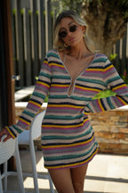 Robe En Crochet Arty - Colorée