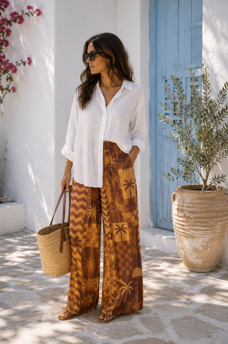 Pantalon Palmy - Marron