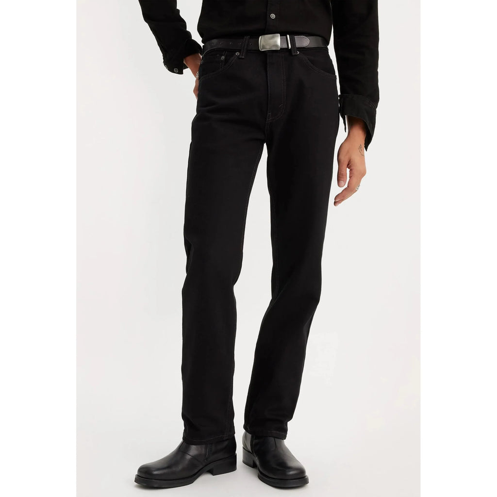Levi's 505 Mid-Rise Regular Jeans Black