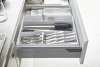 Cubertero Extensible Con Compartimentos Inclinados - Tower - Blanco