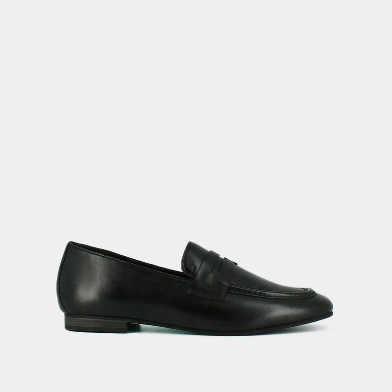 Jonak - Aca Leather Loafers - Black