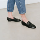 Jonak - Aca Leather Loafers - Black