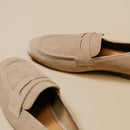 Jonak - Aca Velvet Loafers - Beige