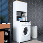 Meubles Lave-Linge Kd101 - Blanc / Noyer