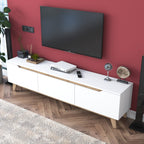 Meubles Tv D1 - Blanc / Noyer