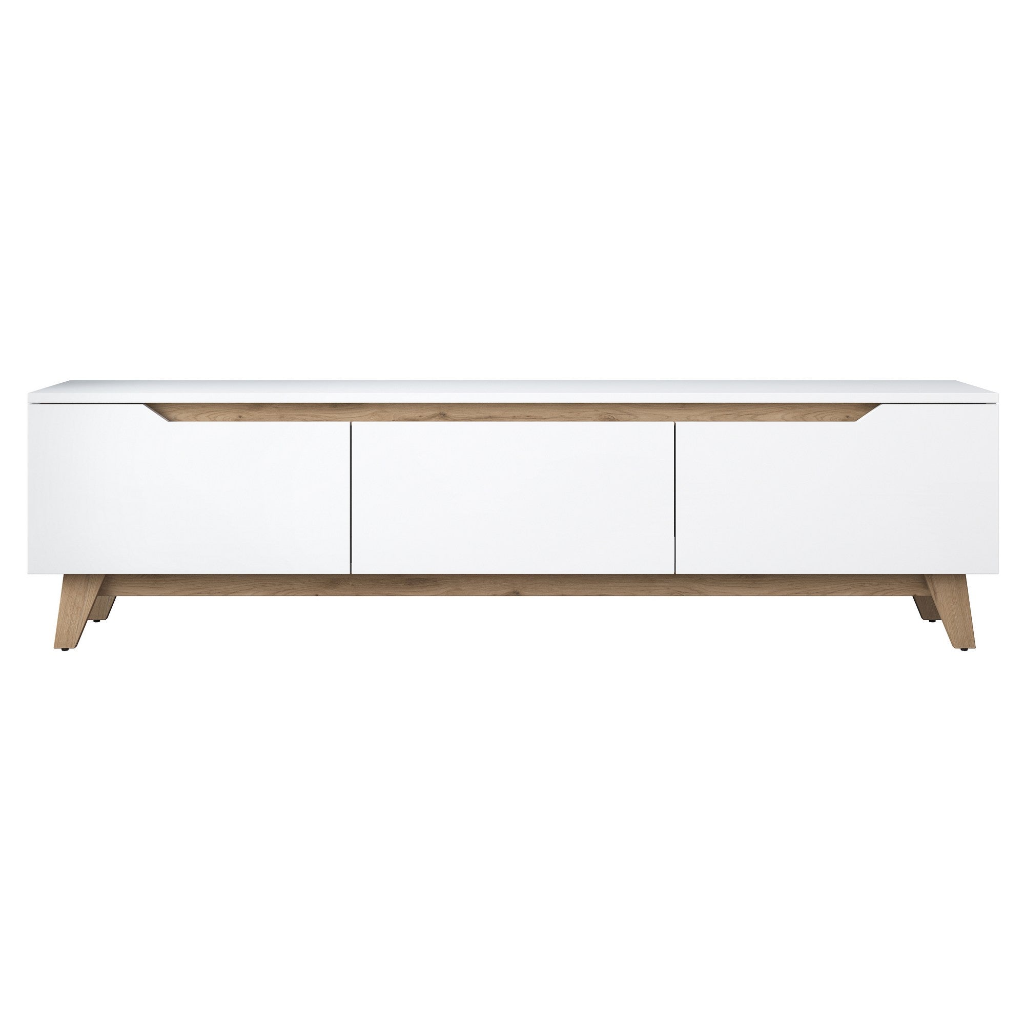 Meubles Tv D1 - Blanc / Noyer