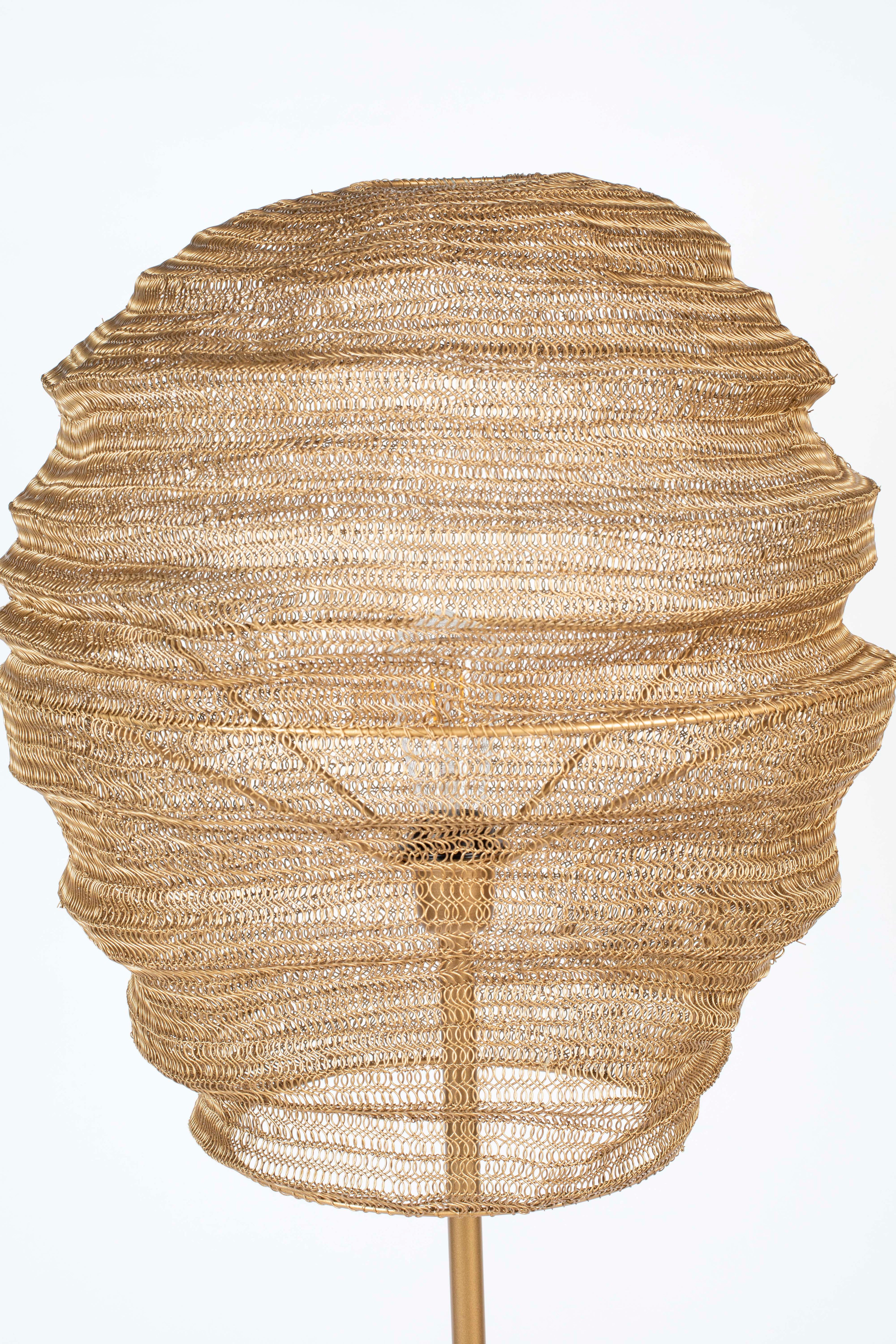 Lena - Lampadaire - Fer - Laiton/Doré