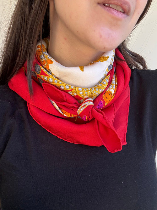 Foulard Cartier – Bijoux Et Oiseaux Précieux