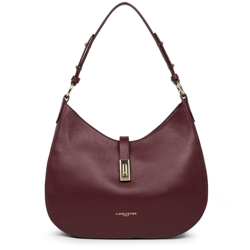 grand sac besace - foulonné milano #couleur_pourpre