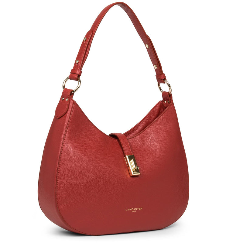 grand sac besace - foulonné milano #couleur_rouge