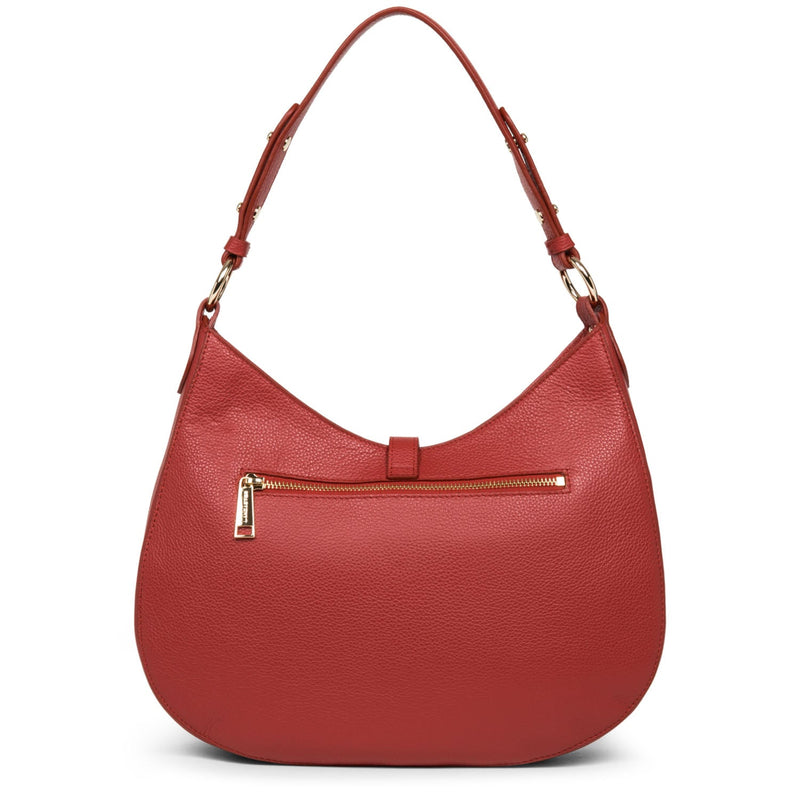 grand sac besace - foulonné milano #couleur_rouge