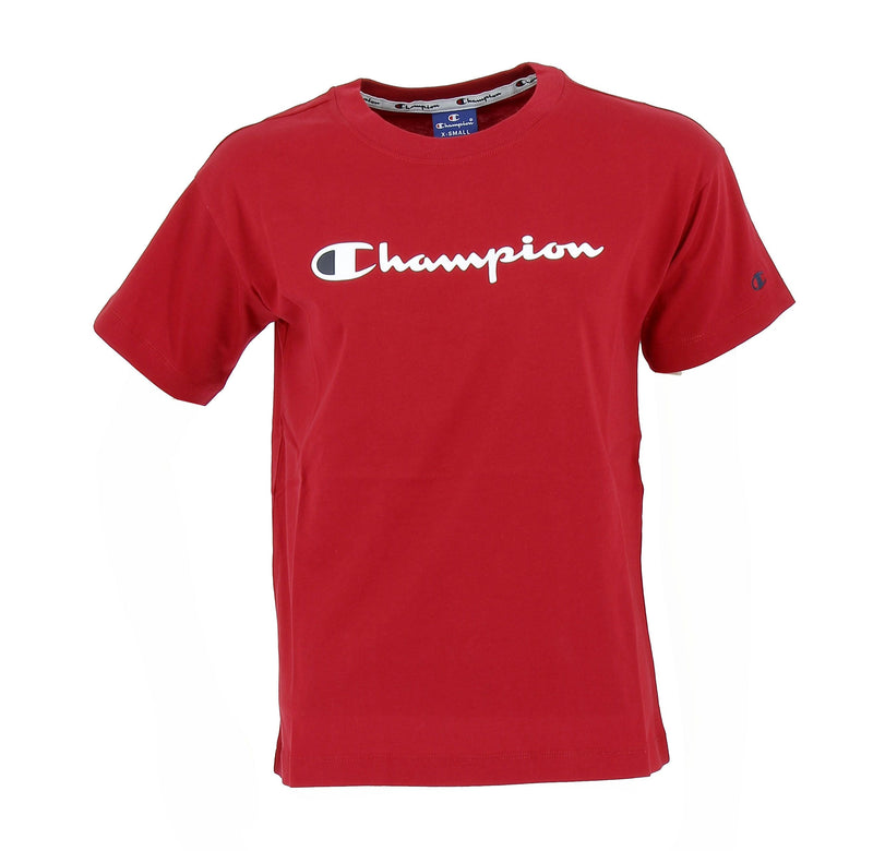 T-Shirt Champion Crewneck - Rouge