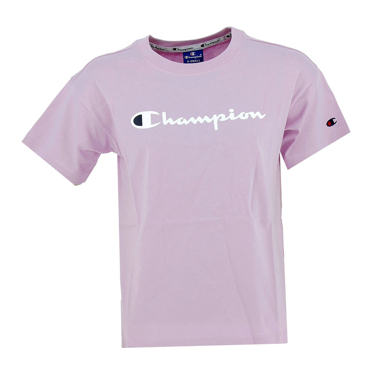 T-Shirt Champion Crewneck - Rose