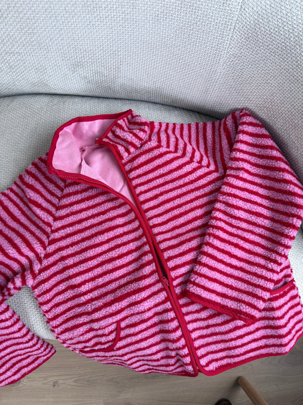Chaqueta Polar a Rayas Carmen