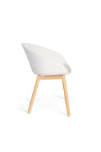 Void - Fauteuil De Salle À Manger - Plastique polypropylène - Chêne Blanc Lait