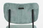 Benson - Chaise De Salle À Manger - Tissu - Gris/Bleu