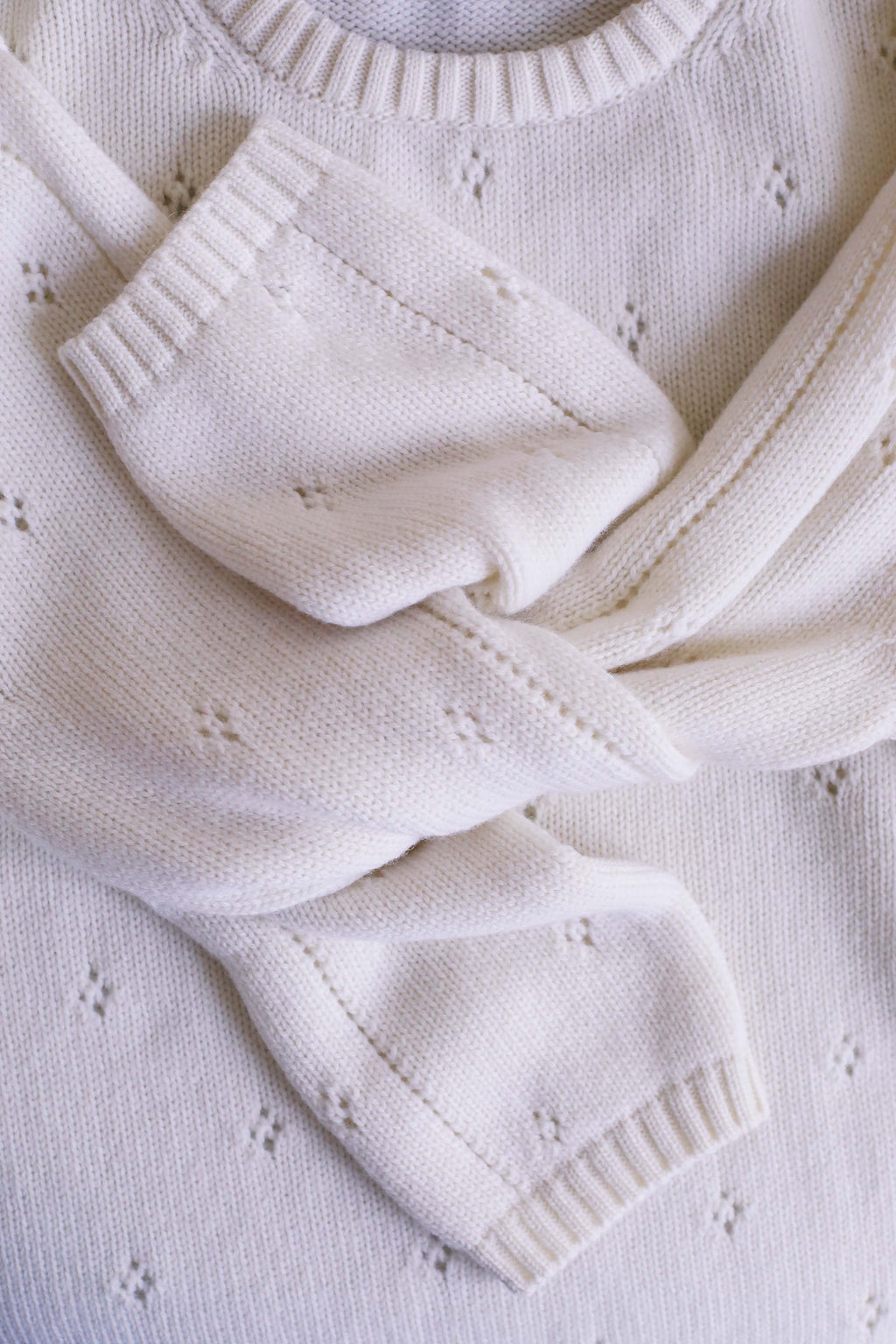 Le Vivaldi Knitted Sweater - Ecru