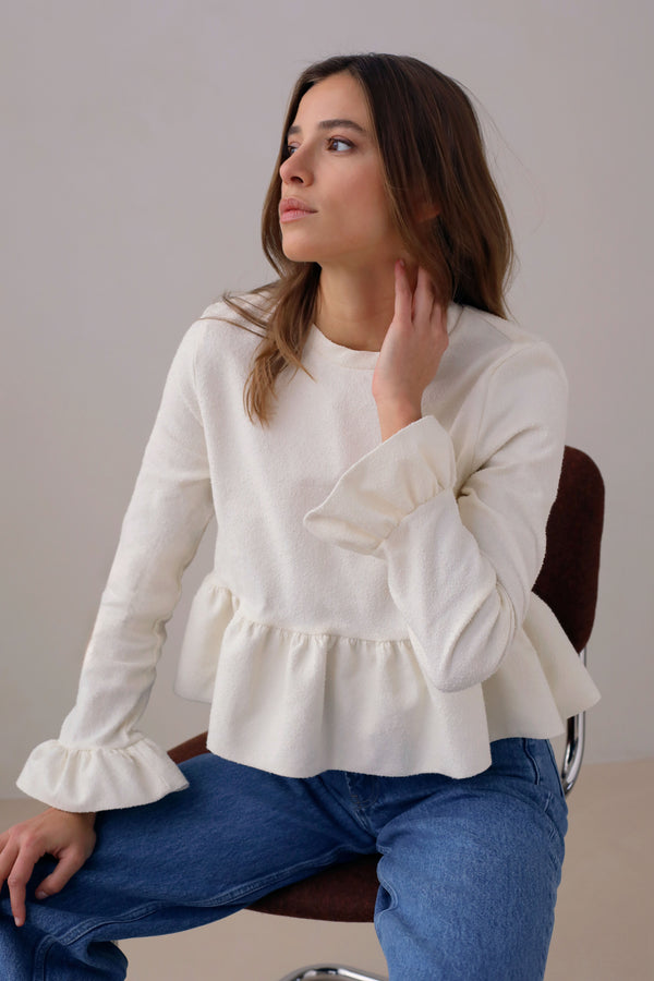 Le Rodin Blouse - White
