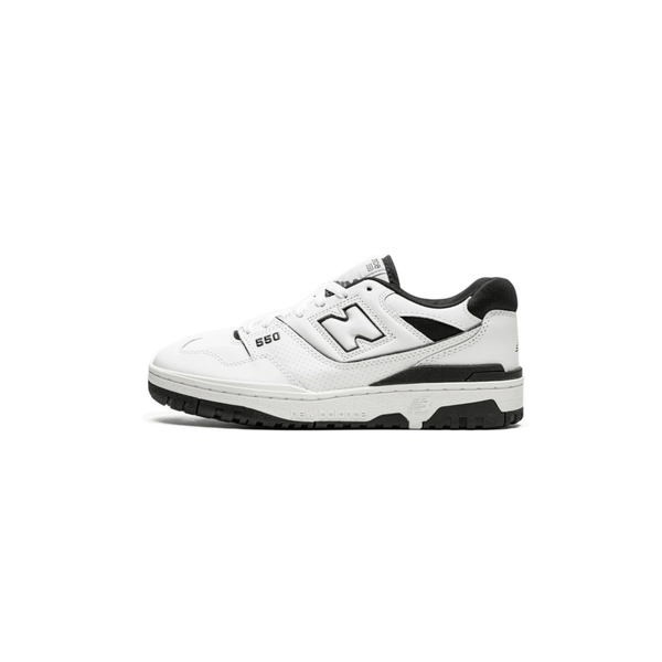 New Balance - 550 Blanco Negro Zapatillas - Negro