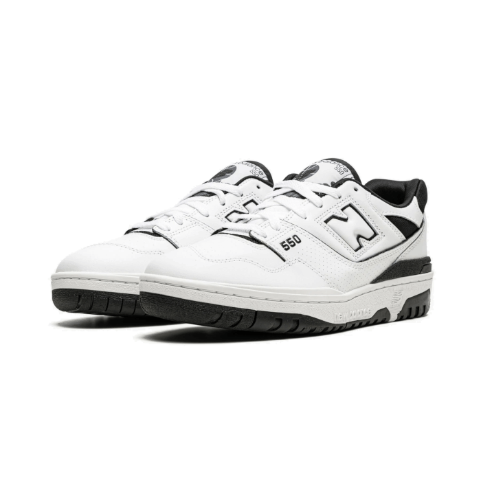 New Balance - 550 Blanco Negro Zapatillas - Negro