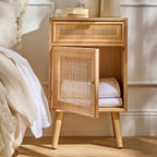 Miya - Table De Chevet - Rotin Naturel