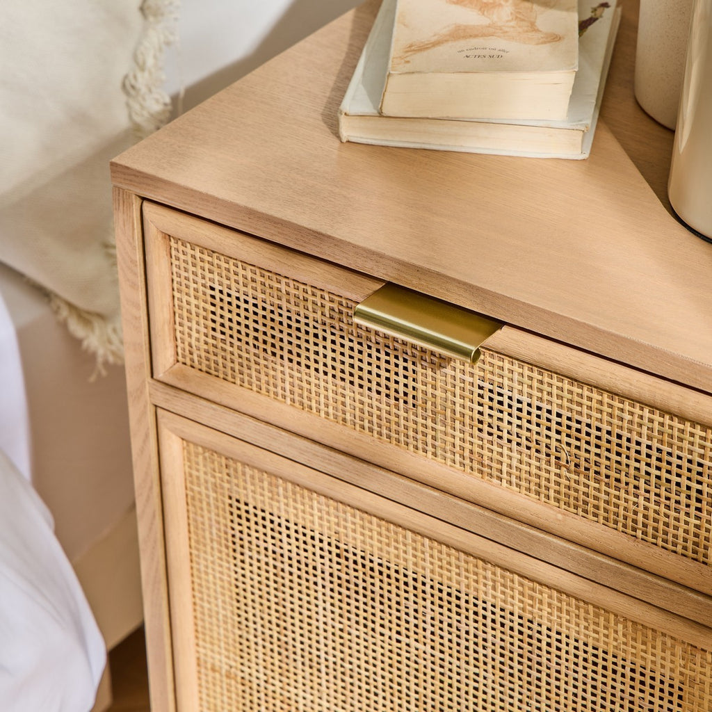 Miya - Table De Chevet - Rotin Naturel