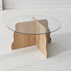 Tables Basses Butterfly - Chêne Saphir / Transparent