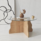 Tables Basses Butterfly - Chêne Saphir / Transparent