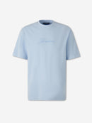 T-Shirt Pigmento Jacquemus Bleu Clair