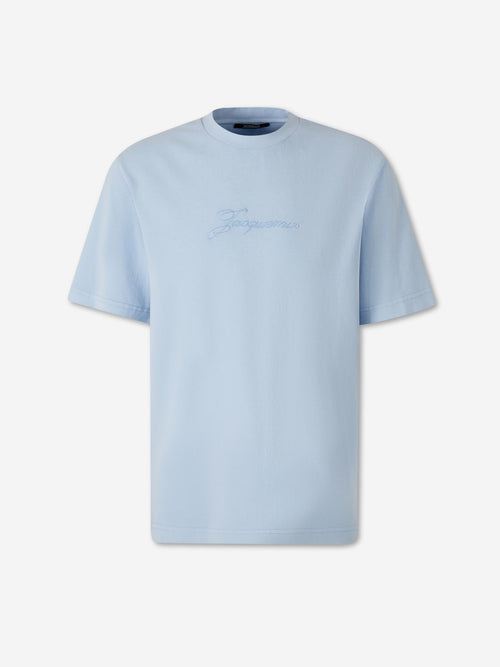 T-Shirt Pigmento Jacquemus Bleu Clair