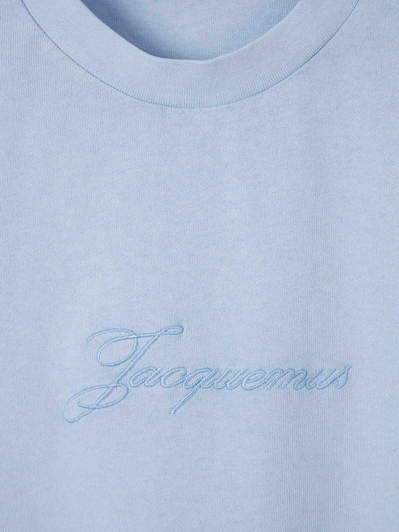 T-Shirt Pigmento Jacquemus Bleu Clair