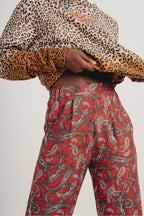 Pantalones anchos de cachemira The Tracy Leo