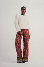 Pantalones anchos de cachemira The Tracy Leo