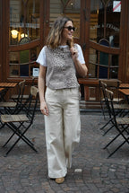 Raoul Leopard Sleeveless Top