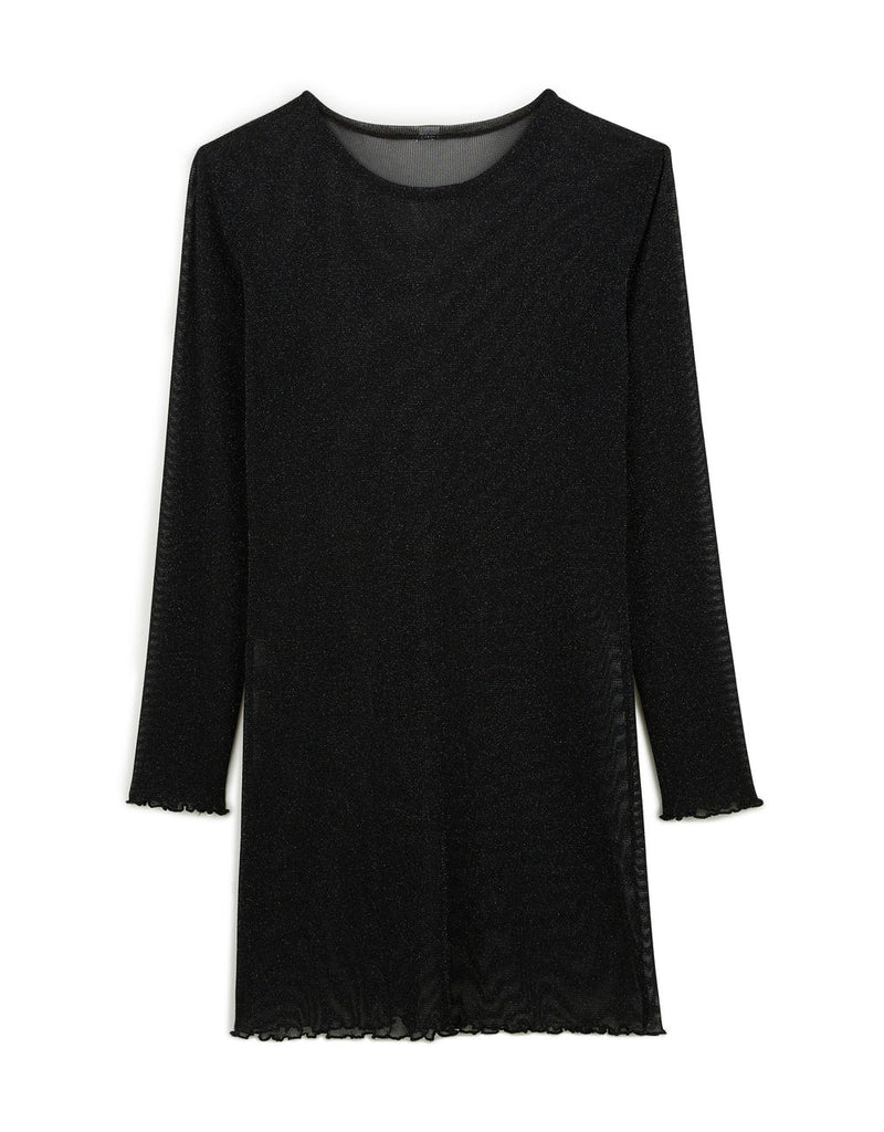 Dress With Sharon Sleeves - Black