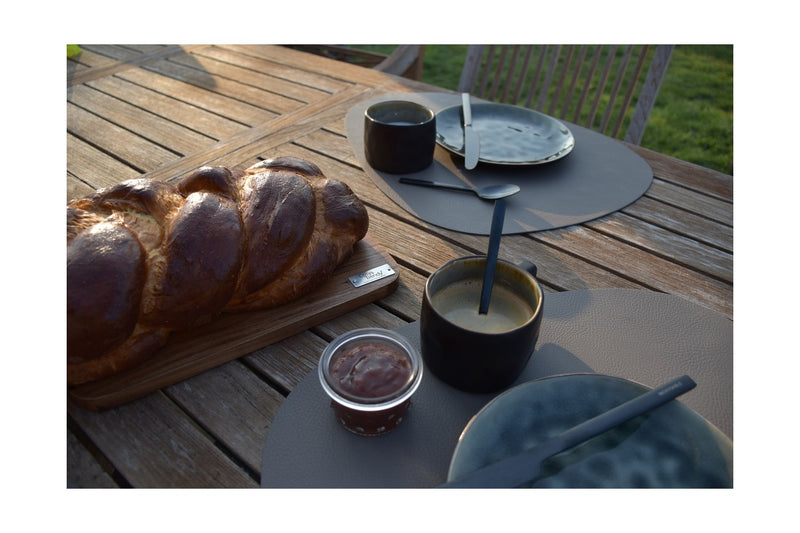 Lot De 6 Assiettes Dessert En Grès - Laguna - Bleu Gris