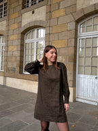 Victoire Leopard Dress