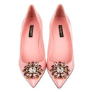 Escarpins - Dolce & Gabbana Crystal Embellished Suede - Pink
