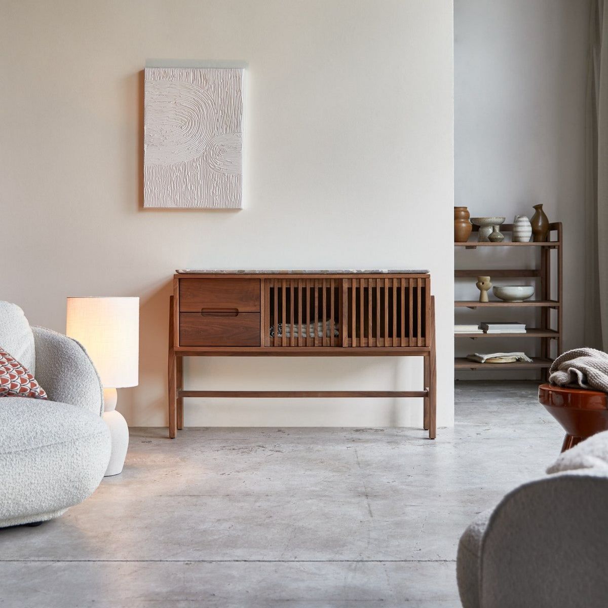 Isaure - Console - Noyer - Marron