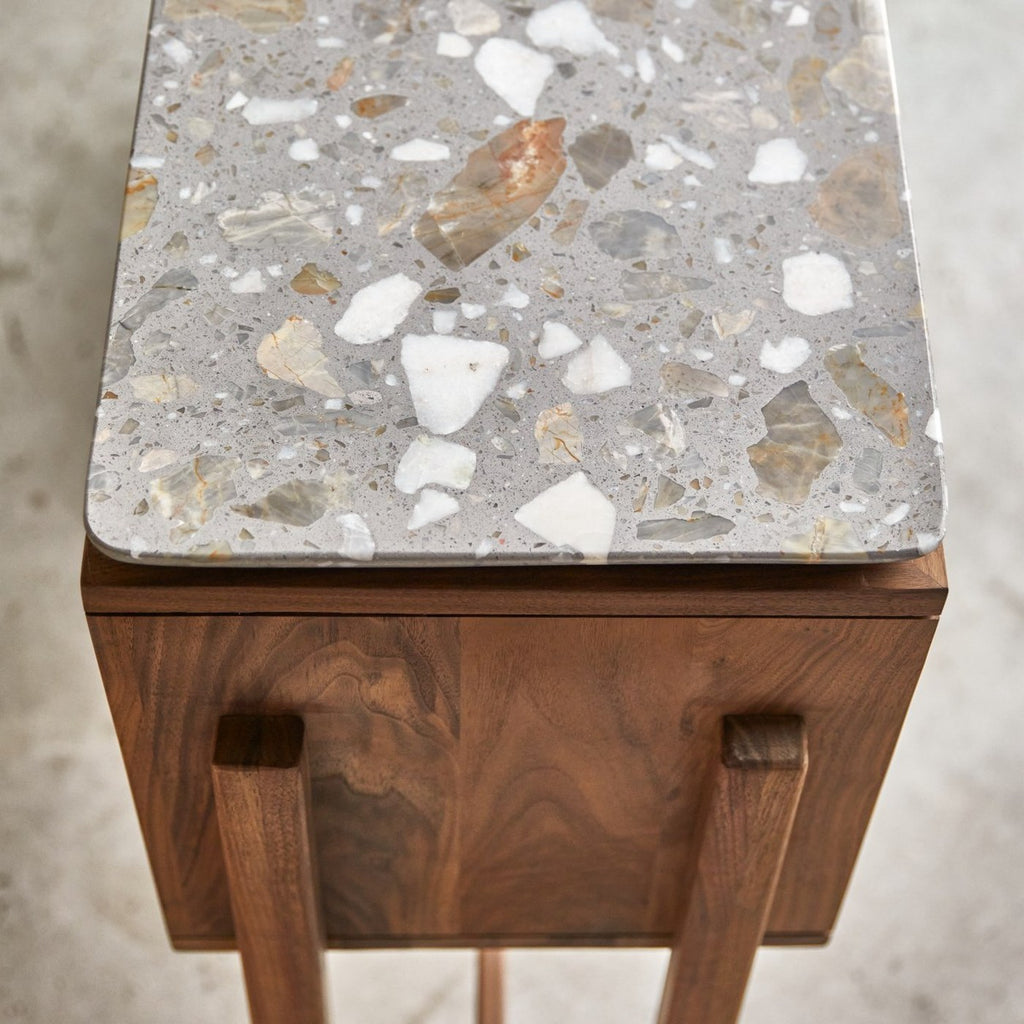 Isaure - Console - Noyer - Marron