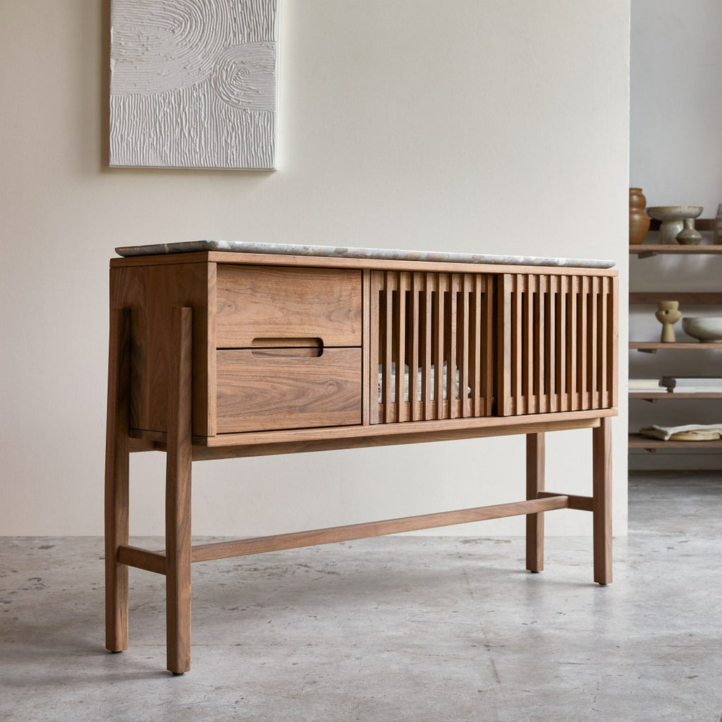 Isaure - Console - Noyer - Marron