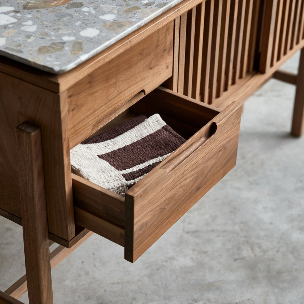 Isaure - Console - Noyer - Marron
